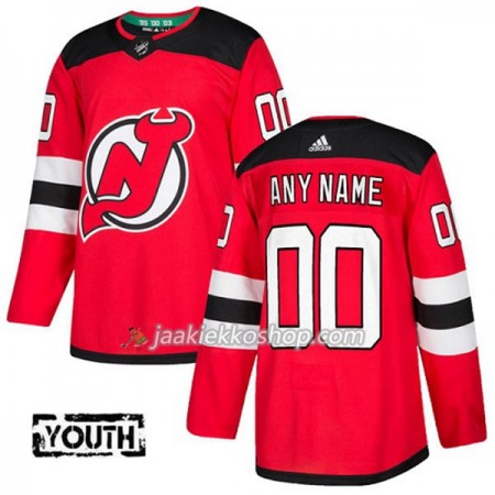Lapsille NHL New Jersey Devils Custom Adidas 2017-2018 Punainen Authentic